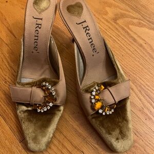 Victorian Velvet Mules